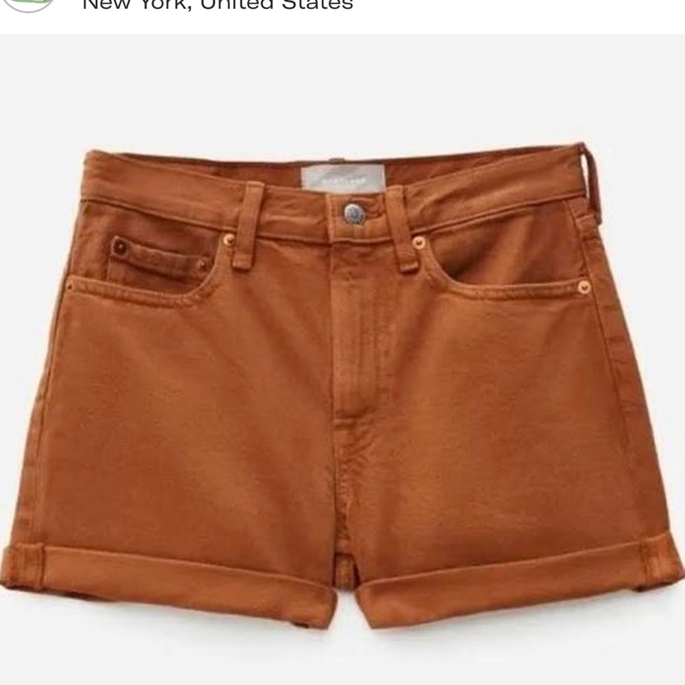Everlane Brown Denim Shorts